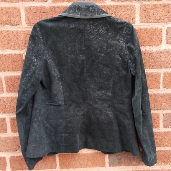 For Joseph Sz M Embossed Leather Jacket - Picture 5 of 6